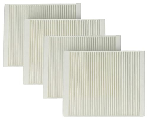vhbw 4x Luftfilter M5 kompatibel mit Lunos Nexxt Lüfter | Badlüfter, Ventilator, Lüftungsgerät - Weiß