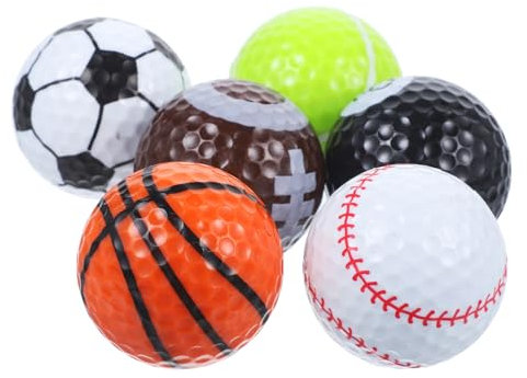 Gogogmee Golfbälle Trainingsball Gummi Bruchfest Verschleißfest Mit Kasten Kleiner Golfball Für Kinder Und Golfer Freizeit Sport