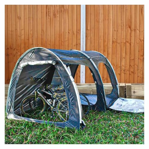YSMSMZJK Gartenhütte Hängen 2 in 1 Fahrradbox mit 210D Oxford-Gewebe PU4000 Wasserdicht Carport Fahrradzelt