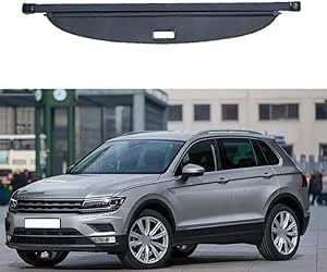 WBLDP-SDGT Auto Kofferraum Hutablage Für VW Tiguan L MK2 2017 2023 2021 2019 2018, Kofferraum Ablagen Schutz Abdeckung Cargo Cover Gepäckrollo Auto ZubehöR