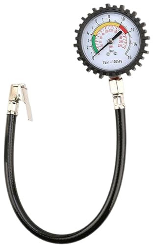 Manomètre Pression Pneue, Jauges de Pression Des Pneus, Testeur de Pression Des Pneus, Pistolet de Gonflage Manomètre,Numérique Manomètre,Convient pour les voitures, les motos, les camions