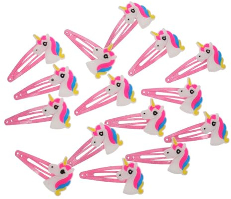 SUPVOX 20 Stück Teiliges Einhorn Haarspangen für Mädchen Stabile Farbenfrohe Haarklammern mit Sicherem Halt Modischer Haarschmuck für Leicht und Bruchsicher für Verschiedene Frisuren