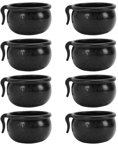 Haofy Kycklingvattenkoppar 8-pack Förtjockad Fjäderfävattenskål i Plast 5,12 Tum för små och Stora Flockar Effektiv Utfodringsdesign för Hönshusförvaltning, Gårdar, Trädgårdar