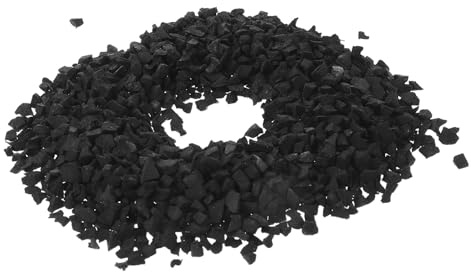 FUTUREORYY Material de Relleno para Césped Artificial 1,9 Kg Bolitas de Caucho para Terrenos Deportivos y Césped Sintético en Áreas Recreativas