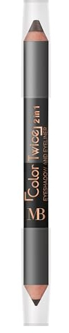 MB Milano - Crayon Yeux Double Embout - Idéal pour Smoky Eyes - NOIR - Facile à Travailler - Made in Italy