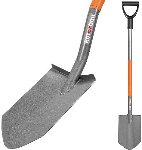 Vanga professionale per giardinaggio, 120 cm, lama a punta con manico per lavori di giardinaggio