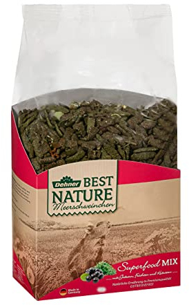 Dehner Best Nature Nagerfutter, Meerschweinchenfutter Superfood Mix, 1.5 kg