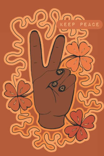 Keep Peace Dotted Notebook