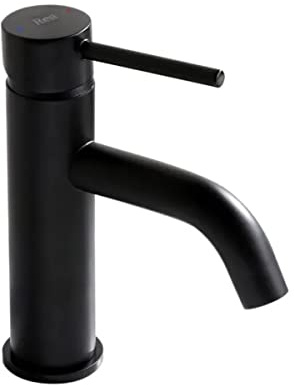 VBChome Waschbecken Armatur Schwarz Bad Wasserhahn Waschtisch Badarmatur Waschbeckenamatur Waschtischmischer Waschtischarmatur Modern Elegant Hohe Qualität