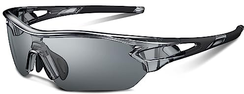 BEACOOL Polarisierte Sport-Sonnenbrille Herren Damen Teenager Radfahren Baseball Militär Running Driving Angeln Golf Motorrad Tac UV400