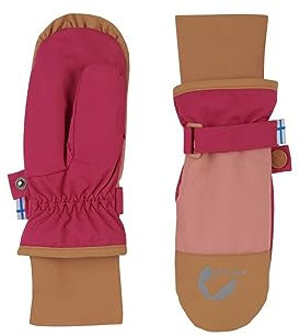 Finkid Kinder Kirjava Handschuhe, Raspberry-Almond, S