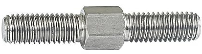 TULDYS WALENI M8 304 Edelstahl Links und rechts - Doppelendgewinde fest verstellbare Schubstangenbolzenschrauben Bolzen(M8 x 40mm-1pcs)