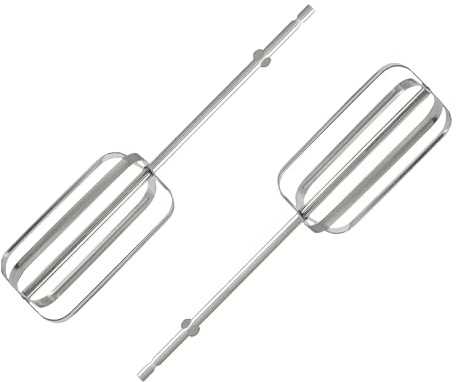 Axfvd Hand Mixer Beaters, Silver, Stainless Steel Replacement Beaters for Hamilton Beach 62682RZ, 62695V, 64699, 62692 Mixers