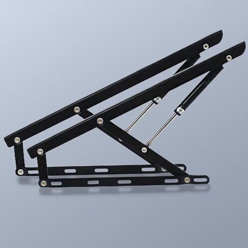 ROFBIHG Pneumatische Bett Hebemechanismus für schwere Bettkästen 610/750/900/1100/1200/1500 mm Hebemechanismus, Gasfeder-strebenunterstützung, Klappbett, Sofa-aufbewahrung, Platzsparend(1100mm)