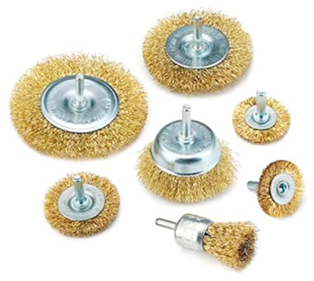 Pack Draht Radbürsten Topfbürsten Radbürstenstift Bürstenset Zur Rostentfernung Korrosion Peeling Oberflächenpolieren