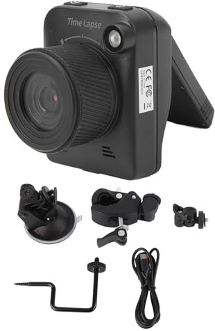 Srliya Zeitraffer-Videokamera für Zeitgesteuerte Aufnahmen, 32-MP-Zeitrafferkamera, 3840 X 2160/10 Bilder Pro Sekunde, 2,0-Zoll-LCD-Bildschirm, IP66, 6 Monate Standby, Fülllicht,