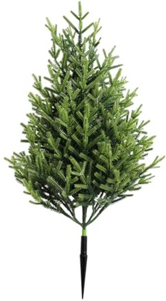 Baoblaze Artificial Topiary Tree Artificial Outdoor Plants Realistic Bushes Plant Shrubs Decorative Fake Trees Garden Stake for Front Porch Decor Courtyard Xmas Anniversary,Pine Tree D