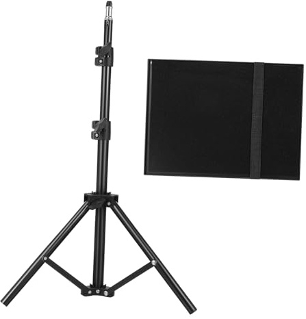 Yardenfun supporto per proiettore supporto proiettore sollevabile vassoio treppiede plastica Nero