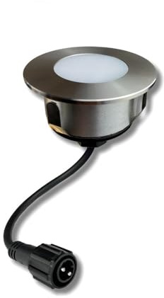 PRO CONNECT LED Bodeneinbaustrahler Edelstahl Ø 7,5 cm 230V