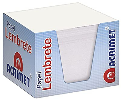 Acrimet Notizzettelkasten (750 Blätter) (weiß) (auch als Nachfüllzettel für Acrimet Schreibtischorganizer)