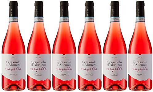 Vino Rosato Cerasuolo d'Abruzzo D.O.C. 2022 CantineLAMPATO Colline Pescaresi - Abruzzo - Italy - Box da 6 Bottiglie da 0,75 lt.