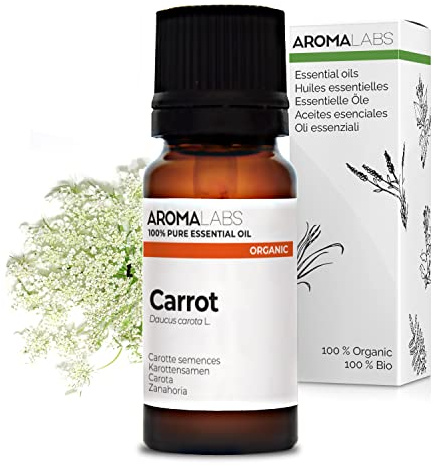 Zanahoria BIO (Daucus carota) - 10 mL - Aceite Esencial Quimiotipado y Certificado AB - Aroma Labs