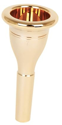 Vaguelly 1stück Hochwertiges Tuba Mundstück Aus Messing Robustes Zubehör Mit Glatter Oberfläche Und Guter Luftdichtheit Einfach Zu Spielen Starke Klangdurchdringung Tuba Accessory Für Lange