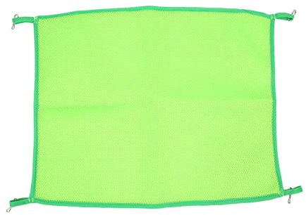 Haustierkäfig Hängematte Atmungsaktiv Kühl Zum Aufhängen Sommer Netzbett Unter Stuhl Hängematte Wiege Krippe für Katzen Meerschweinchen Hamster Kleintiere(S grünes Netz)