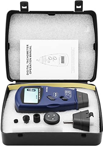 SM6236E Non-Contact Varvräknare Varvräknare LCD Digital Varvräknare Mätområde 2,5 Rpm ~ 99 999 Rpm (varv Per Minut)