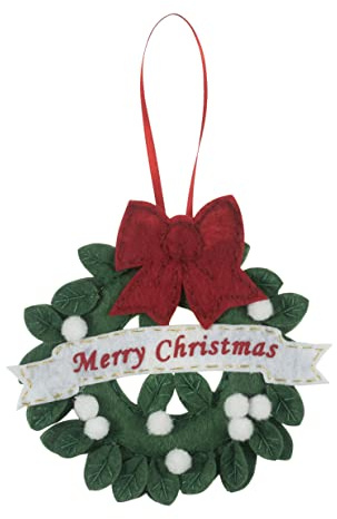 Trimits Dekoration, Weihnachtskranz, 12,5 x 13 cm