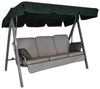 Angerer Freizeitmöbel GmbH Hollywoodschaukel Select - Gartenschaukel Made in Germany - Schaukel zum Sitzen, Liegen und Entspannen - inklusive Bett-Funktion - einfache Montage (Beige)