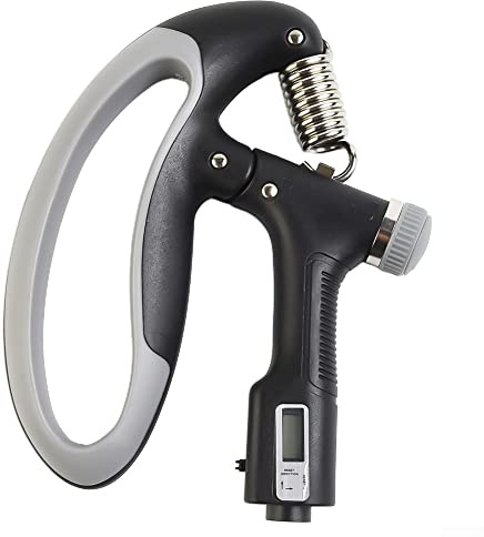 Dynamomètre numérique pour la main, mesure de la force de préhension, renforceur de prise en main réglable de 10 à 100 kg, noir