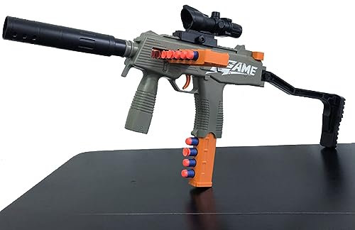 【𝙋𝙧𝙞𝙢𝙚 𝘿𝙚𝙖𝙡】 Premium MP9 Blaster Gewehr Dartblaster Blaster Gun inkl. Pfeile