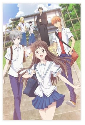 Fruits Basket Anime Canvas Poster Bedroom Decor Sports Landscape Office Room Decor Gift,Canvas Poster Wall Art Decor Print Picture Paintings for Living Room Bedroom Decoration Unframe-style 08x12inch(