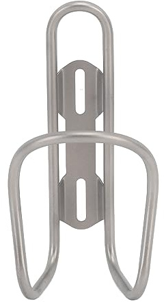 WOOXGEHM Leichter Fahrrad Flaschenhalter, S förmiger Titan Flaschenhalterhalter, Kompatibel mit Jeder Standard Wasserflasche, Schnell an Jedem Fahrrad zu Installieren.