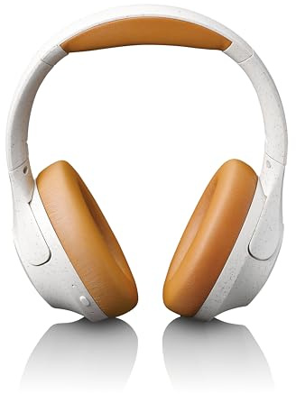 Lenco HPB-830 – Bluetooth Over-Ear hörlurar – ANC Active Noise Cancelling – Bluetooth 5.3–400 mAh batteri – USB-C ingång – equalizer via app – grå