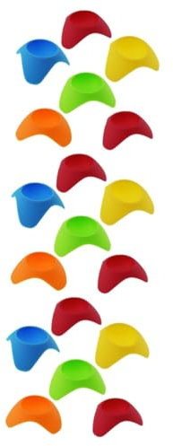 MAGICLULU 18pièces Support Silicone Pour Œufs Porte-œufs Empilable Couleur Mixte Et Cuisson Compatible Lave-vaisselle