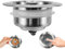 ADERTOS Tappo per Lavello Pop-up per Lavello da Cucina, Tappo di Scarico in Acciaio Inossidabile e ABS, Tappo di Scarico a Pressione con Filtro per Foro Larghezza 70-86mm, Profondità > 22mm