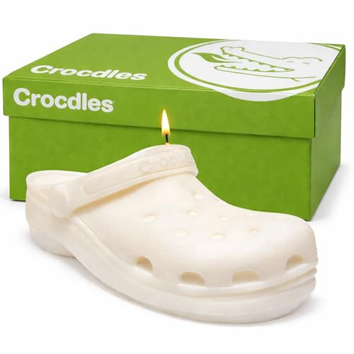 Croc Candle with GiftBox - AIR WAX - Croc Accessories - Unique Gifts for Young Women - Birthday Gifts for Women - Cool Candles - Gift for Teenage Girls - Easter Gift for Her