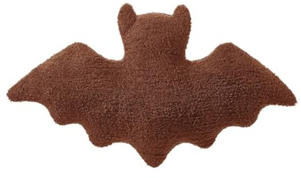 Champracer Halloween Fledermaus Kissen, Plüschtier, Fledermaus Plüschkissen, kreative Wohnzimmer Sofa Kissen (Braun, 20x40 cm)