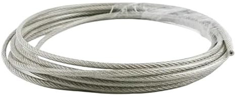 GFDSGRE Stahlseil Flexibles Edelstahldrahtseil, weiches Kabel, Wäscheleine, Durchmesser 0,8/1/1,5/2/2,5/3/4/5/6/8/10 mm Drahtseil(10mm)
