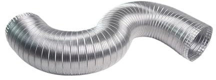 YANGC Tubo de ventilación de aluminio encriptado de 1 metro (60/80/100/120/150 mm), escalable, for cocina, baño, extractor de aire(Inner Diameter 80mm)