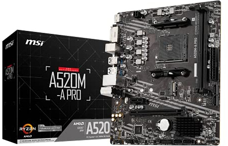 ADMI CPU/Motherboard/RAM Bundle – AMD Ryzen 5 5500 + MSI A520M PRO-A + 16GB DDR4 3200MHz – Pre-Assembled & Tested