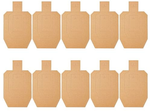 NVOQILIN Professionelle Zielscheiben aus Karton (10 Stück) Papier Zielscheiben für Jagd & Praxis Zubehör