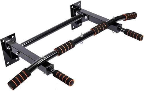 Youyijia Klimmzugstange Wand & Türrahmen – 4-in-1 Pull Up Bar Trainingsgeräte mit 6 rutschfesten Griffen, Dip Station & TRX Ösen, platzsparend für Home Gym, Belastbar bis 350 kg