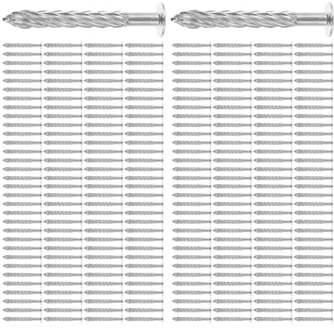 HOUDERCO 100 Pezzi Chiodi Vite M8x70 in Acciaio Inossidabile Testa Espandibile per Pavimenti, Tenuta Forte per Battiscopa e Scale