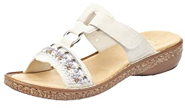 Rieker Morelia Womens Sequin Sandals 41 EU Glace