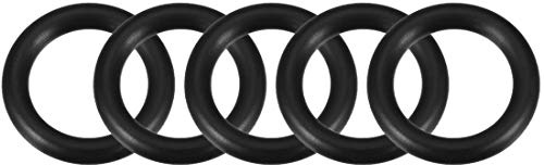 sourcing map 5 Stück Metrische Nitrilkautschuk O-Ringe Dichtungen 17 mm x 25 mm x 4 mm Gummidichtung Dichtungsring für Sahnespender Pumpe Schnellkupplung Ersatzdichtung Umfülladapter