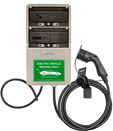 WB24 Wallbox EC Serie 3 Phasig 400V 11kW 16A Typ 2 5m mit geeichtem Stromzähler Ladestation für Elektro-/Hybridautos