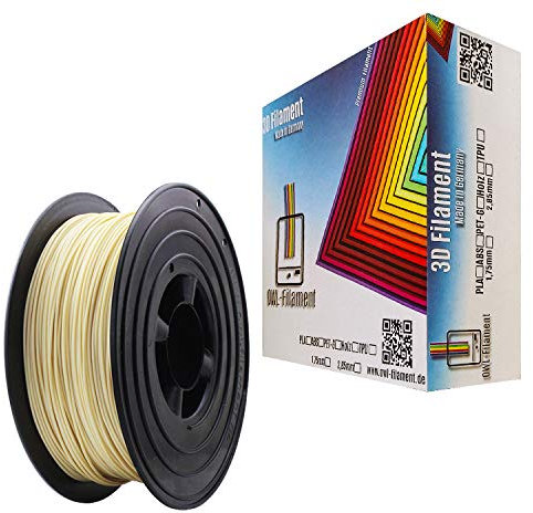 OWL-Filament 3D-Drucker PLA 1,75mm 1kg Spule Rolle (Beige)